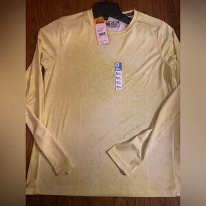 Carhartt womens size M Yellow Long Sleeve Shirt-NwT